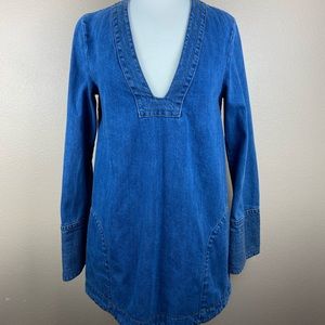 Free People Denim Boho Dress / Tunic